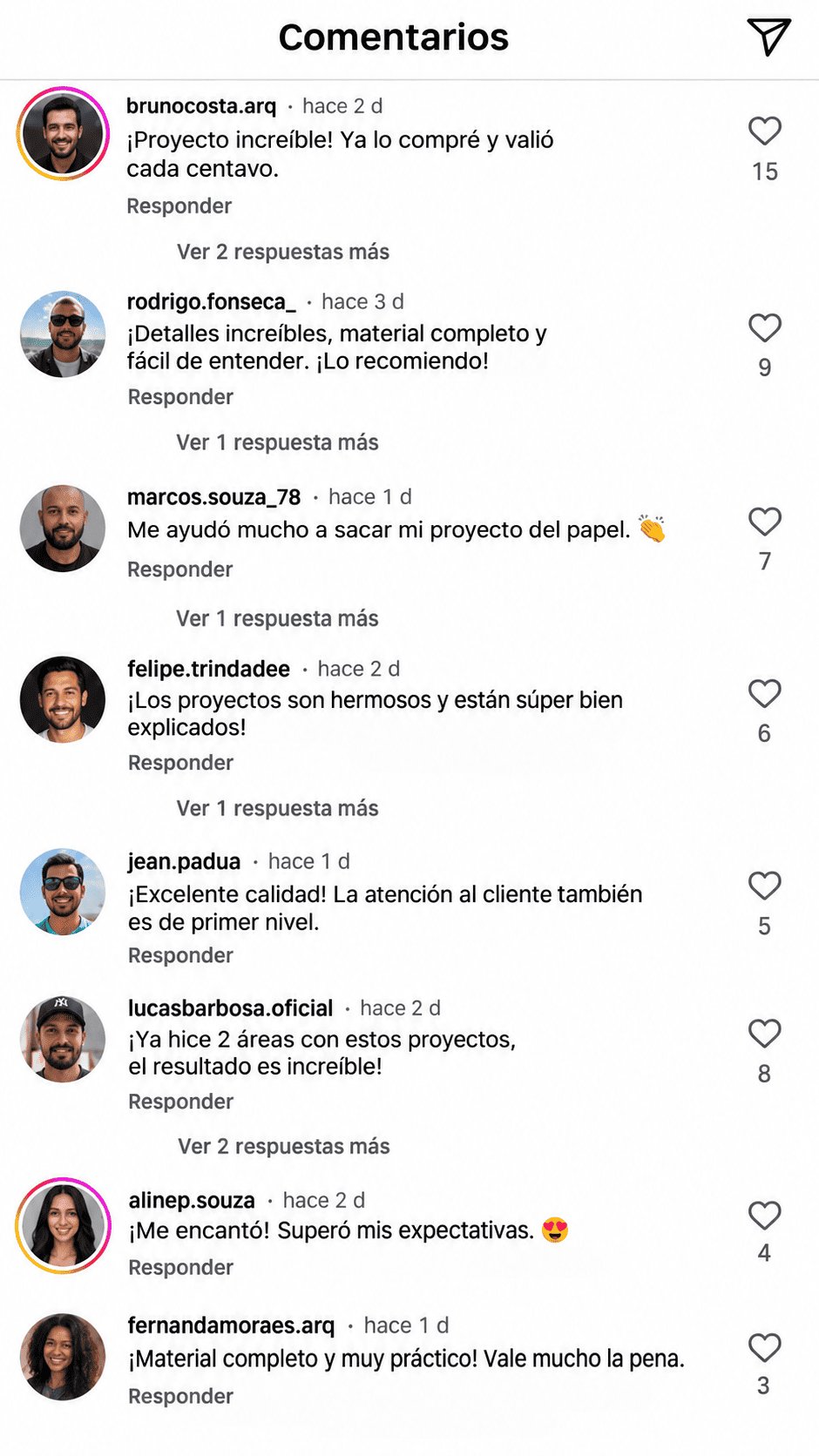 Testimonios de Instagram
